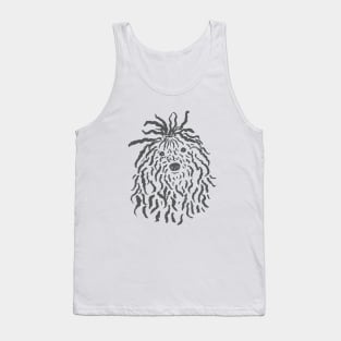 Puli (Pink and Gray) Tank Top